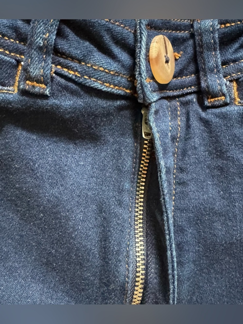 Maeve Anthropologie Blue Dark Wash High Rise Wide Leg Denim Jeans Raw Hem 28 - Picture 3 of 7